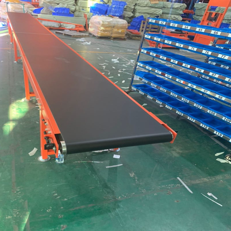 快递分拣线物流装卸车楼梯传送带不锈钢滚筒线链板线转弯机输送机