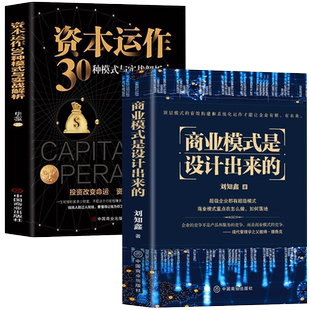 2册商业模式是设计出来的资本运作30种模式与实战解析企业管理经济投资理财金融市场技术分析商业至简思维企业管理经济学原理基础