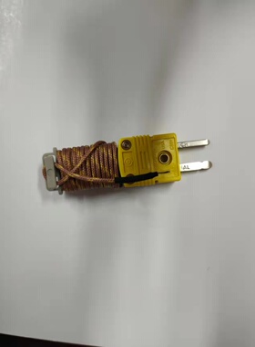 测温线热电偶线GG-K-30+插头+绕线手柄感温线理线器高温玻璃纤维