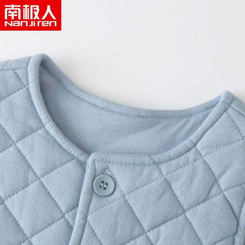 儿童保暖背心马甲春秋季男童女童中小童纯棉加厚坎肩宝宝冬