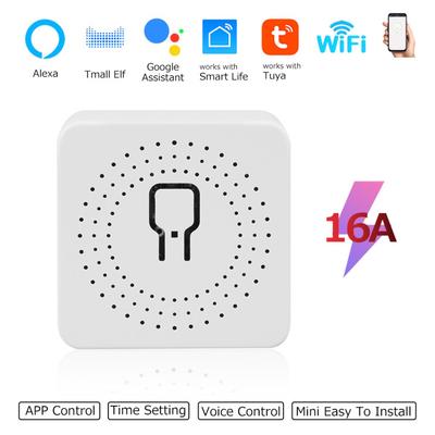 涂鸦Tuya通断器WIFI智能开关 App语音无线开关暗藏式远程控制器