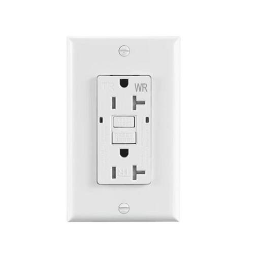 美规GFCI插座 TR/WR美标接地故障插座 20A125V