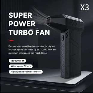 Turbo Violent Fan X3暴力涡轮风扇130000R无刷电机工业吹尘风扇