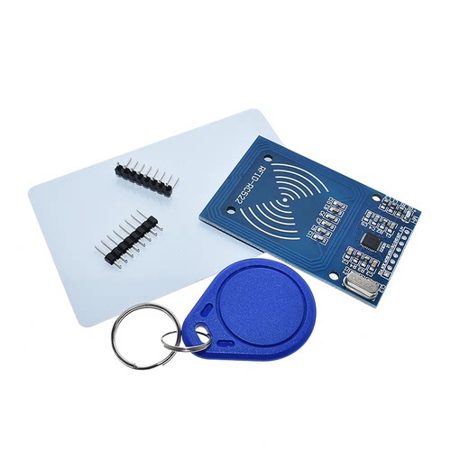 MFRC-522 RC522RFID射频 IC卡感应模块读卡器 送S50复旦卡 钥匙扣