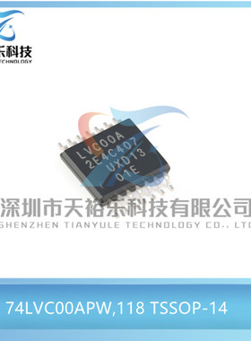 原装 74LVC00APW,118 TSSOP-14 贴片 四路2输入与非门 逻辑芯片