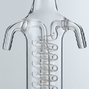 蛇形回流冷凝管蛇形回流冷凝器200/300/400/500/600mm标准24%23磨