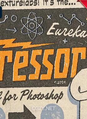 中文汉化PS复古纹理老化破损效果生成插件Distressor v1.0.7教程