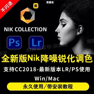 Nik Collection8.3.0lr插件调色降噪锐化滤镜ps插件2025win/mac