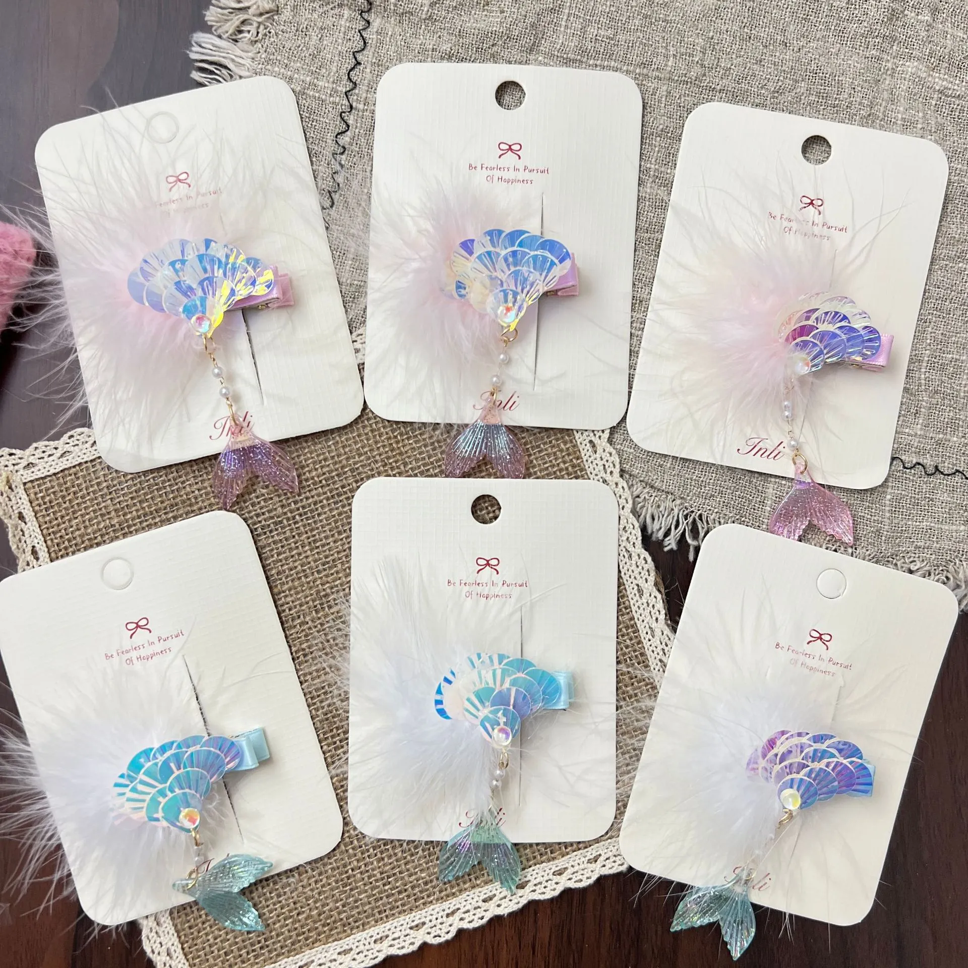 锦鲤~新款超仙亮闪闪羽毛鱼尾流苏边夹发夹,童装/婴儿装/亲子装,发饰,淘宝优惠券,粉丝福利购,淘宝优惠卷