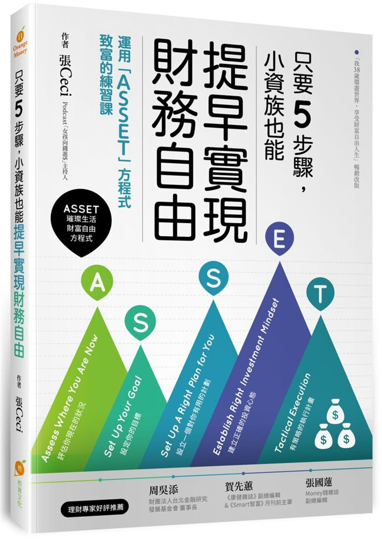 预售張Ceci《只要5步驟，小資族也能提早實現財務自由》橙實文化