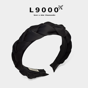 L9000 2026年小香风头饰 麻花辫高颅顶发箍女日常精致春夏头箍新款