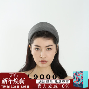 加宽发卡高颅顶压发头饰 灰色气质发箍2025年新款 L9000 易梦玲同款