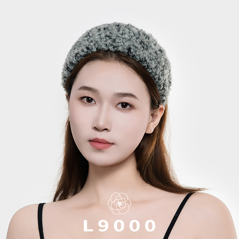 【夏季气质羊羔毛绒宽边发箍】