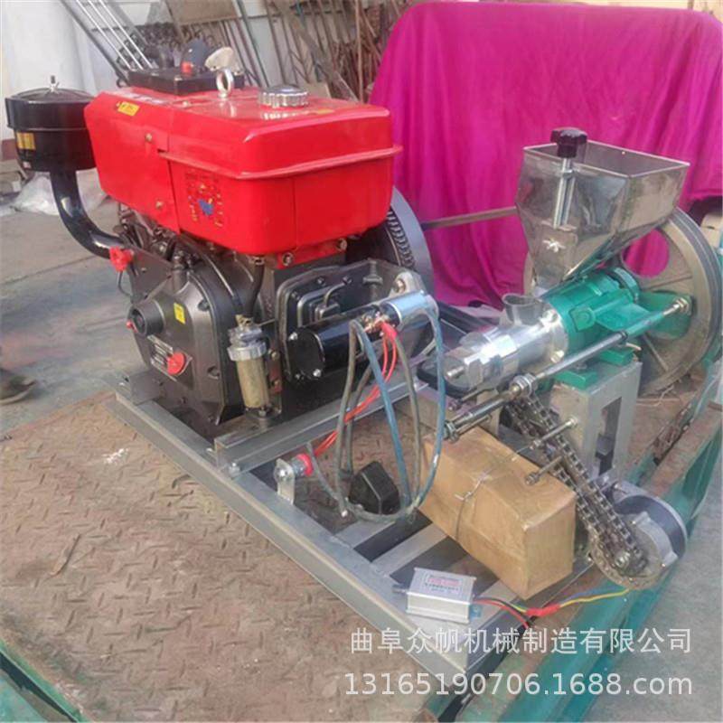 新型多功能五谷杂粮膨化机商用摆摊用柴油大米爆米花江米棍
