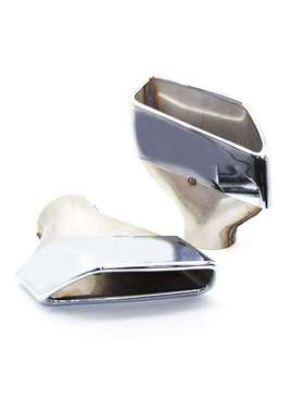 适用于宝马新五系525530G30G38原厂款式方口不锈钢尾喉改装排气管