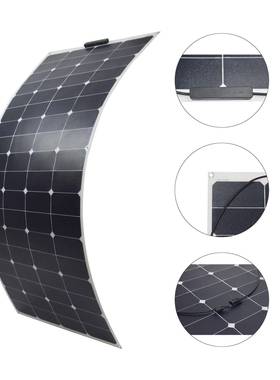 柔性太阳能板Sunpower太阳能电池光伏发电板车顶轮船太阳能