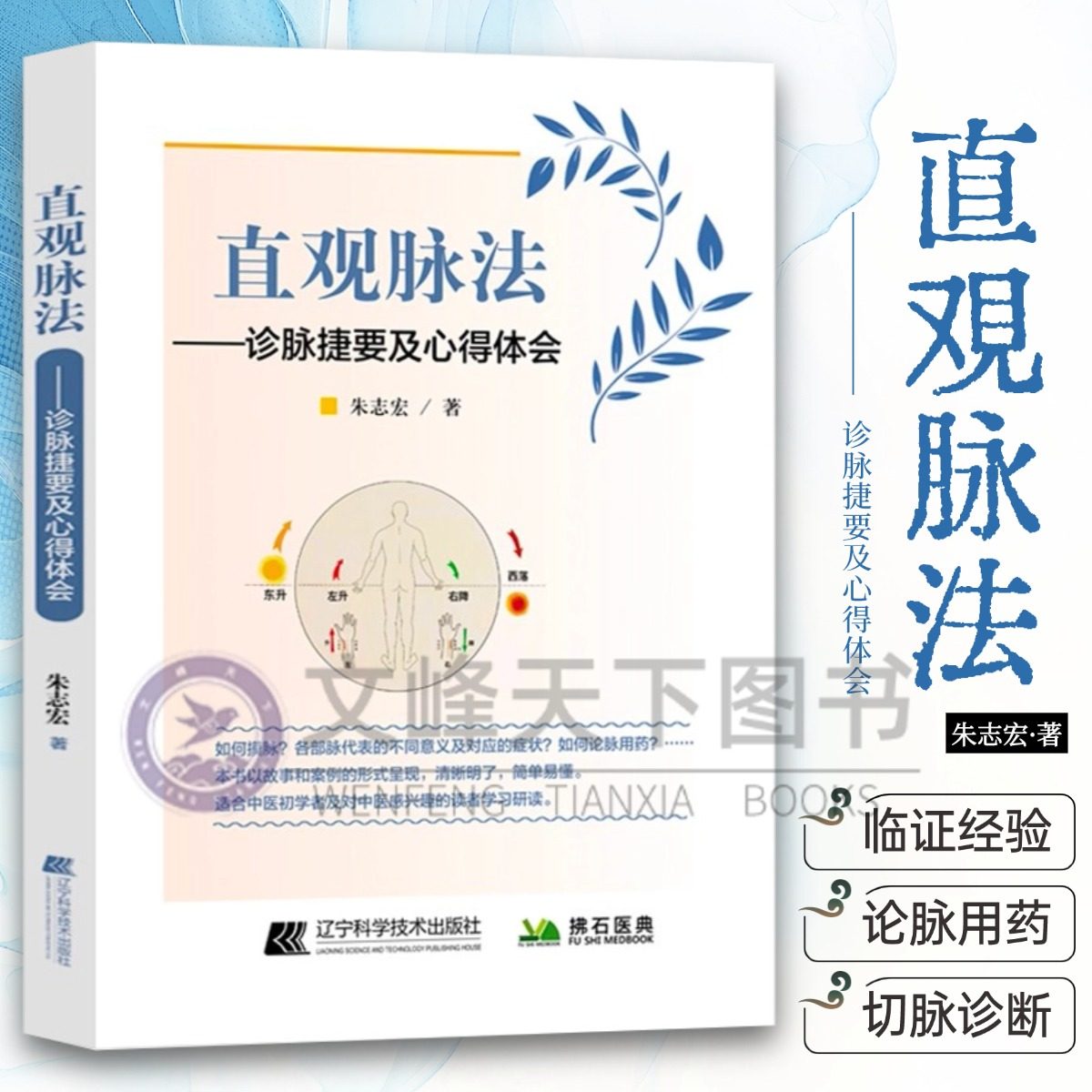 【文峰天下】直观脉法 诊脉捷要及心得体会 朱志宏著 中医脉学把脉号脉脉诀一学就通脉诊脉经奇经八脉考中医入门书籍