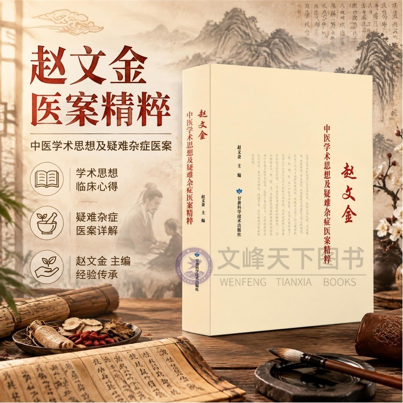 赵文金中医学术思想及疑难杂症医案精粹 776超厚读本 临床经验与专病论治 特色医案与验方 民间疗法与学术论文 中医临床参考书