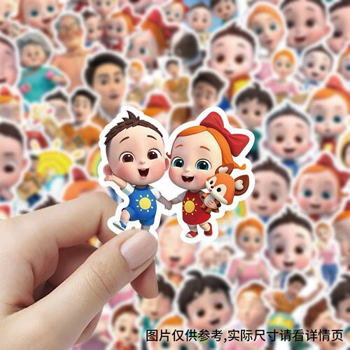 依娜和恰恰儿童早教益智动画贴纸