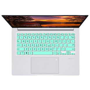 华硕a豆14Pro键盘膜a豆14 2022款adolbook笔记本按键防尘垫保护套ADOL14Z键盘膜ADOL14Z UA电脑屏幕贴膜钢化