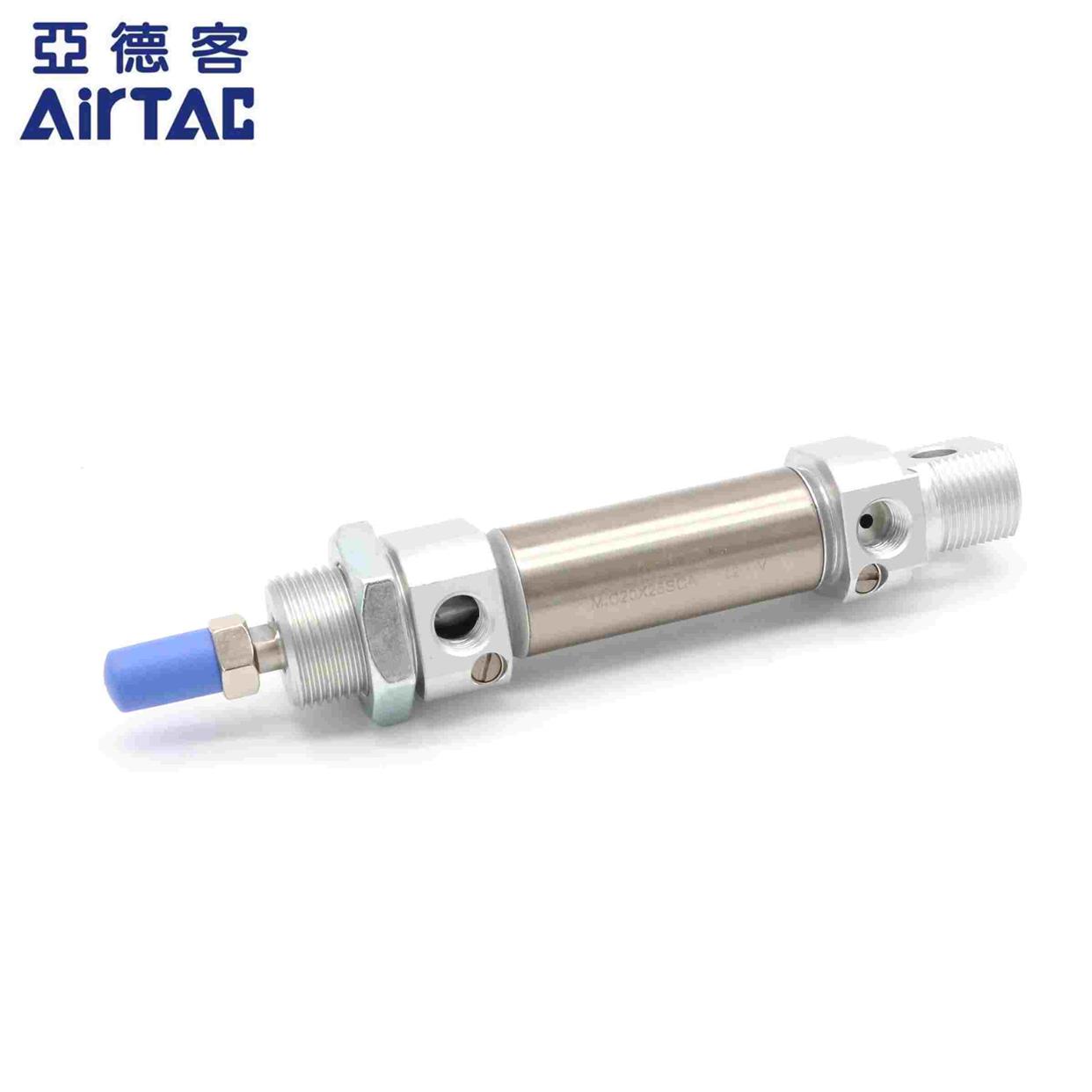 原装亚德客不锈钢缓冲迷你气缸MIC16*10*15*20*30*40*60-S-CA/U