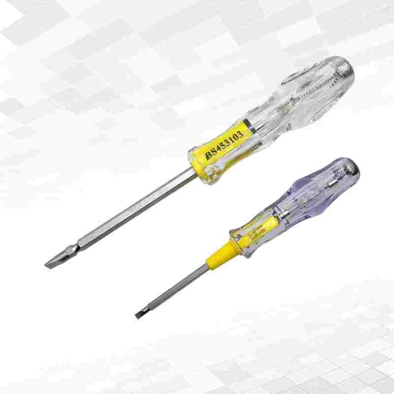 波斯工具 两用测电笔 两用螺丝批带电笔验电笔铬钒钢BS-H3103
