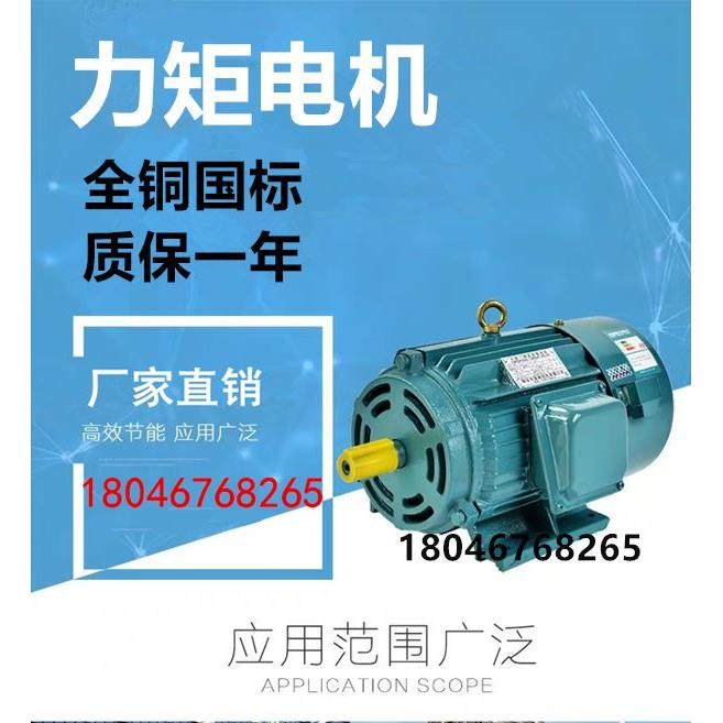 YLJ力矩电机112-10-4-6-8三相吹膜收卷印刷 转盘电机国标全铜线卧