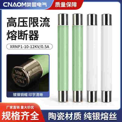 高压限流熔断器XRNP1-3.6-7.2-10-12KV/0.5A1A2A3A互感器保险丝管