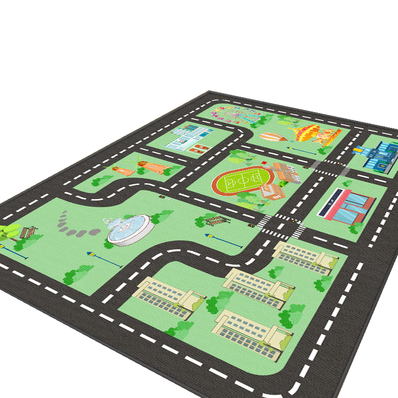 吉优曼家用儿童房卡通游戏垫