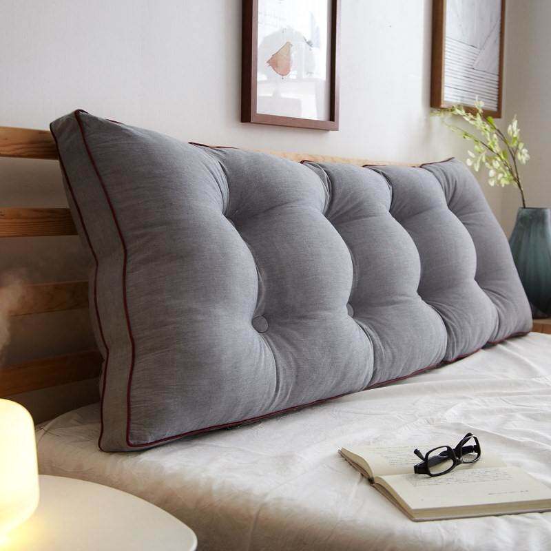 Simplified super-large boyfriend pillow cushion bed head