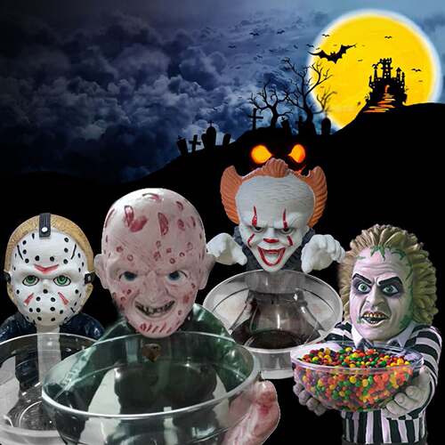 Trick Or Trea Halloween Clown Horror Dwarf Trick And Treat F
