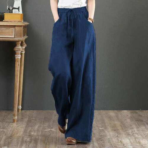 WomenCasualidLegPtTr高腰