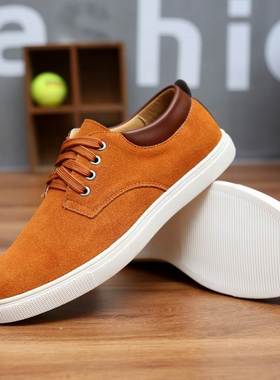 Men casual real leather shoes man big size shoe44/45/46 yard