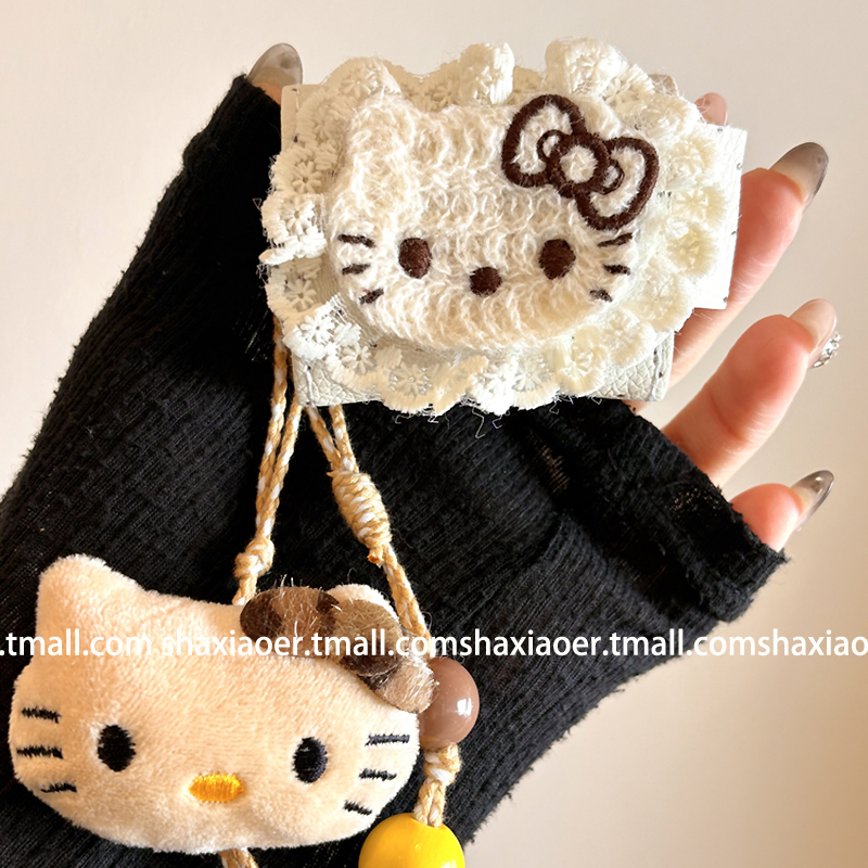 适用苹果耳机壳毛绒卡通