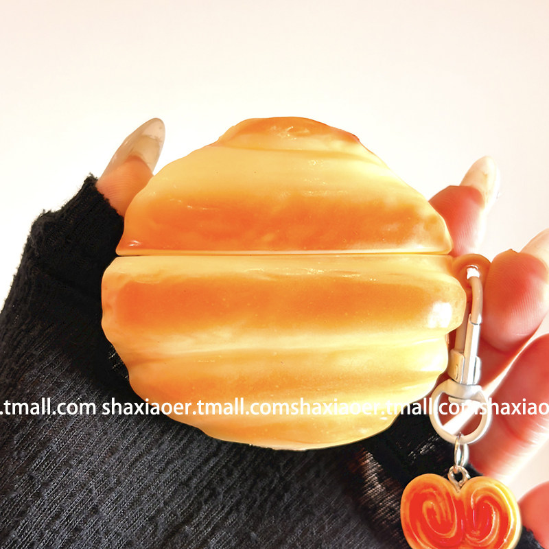 仿真蜂蜜小面包适用airpods4保护壳airpodspro3保护套新款苹果耳机保护壳pro2耳机套女款二三4代耳机壳个性潮,3C数码配件,耳机保护套,淘宝优惠券,粉丝福利购,淘宝优惠卷