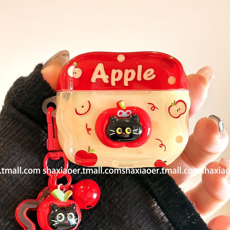 适用苹果耳机壳可爱卡通