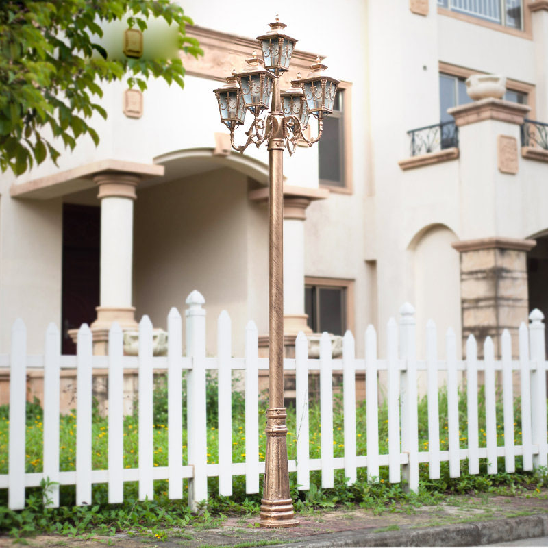 户外防水led欧式复古庭院灯景观灯古风小院工业花园别墅多头风,家装灯饰光源,景观庭院灯饰,淘宝优惠券,粉丝福利购,淘宝优惠卷