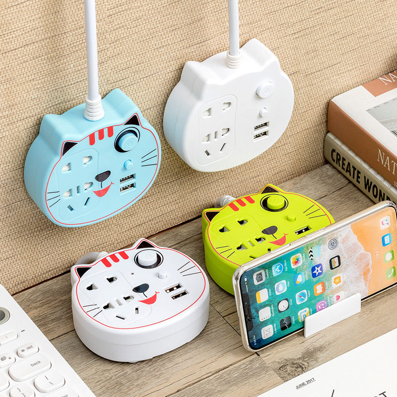 厂家批发创意多功能桌面插座插座桌面充电电源线带插座USB支架,电子/电工,USB插座/快充插座,淘宝优惠券,粉丝福利购,淘宝优惠卷