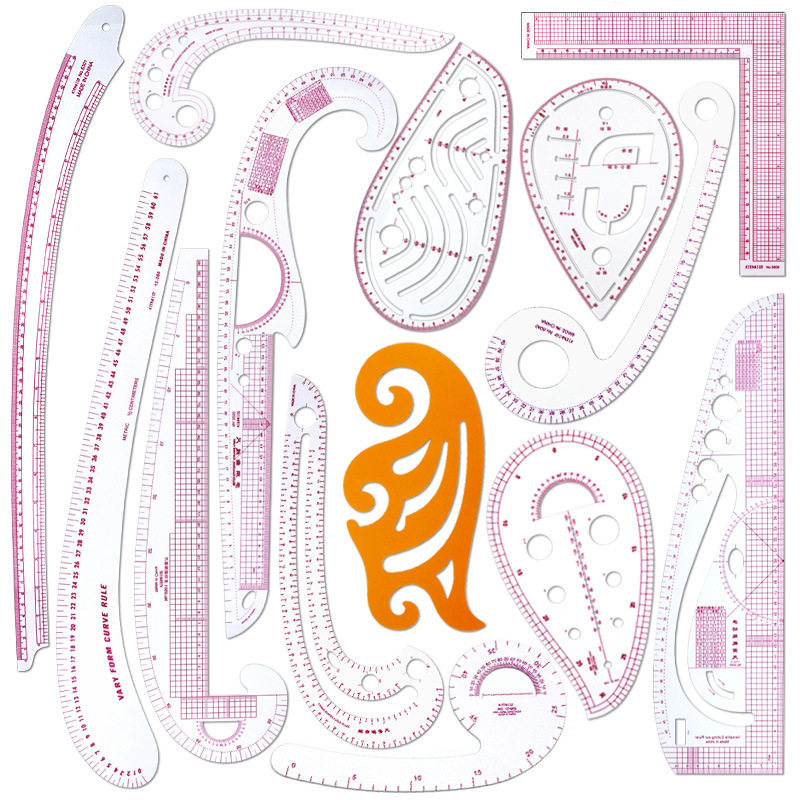 服装尺纽扣裤裆领口袖臂尺内置袖笼尺L打板曲线刻度绘图纸样直角,居家布艺,尺子,淘宝优惠券,粉丝福利购,淘宝优惠卷