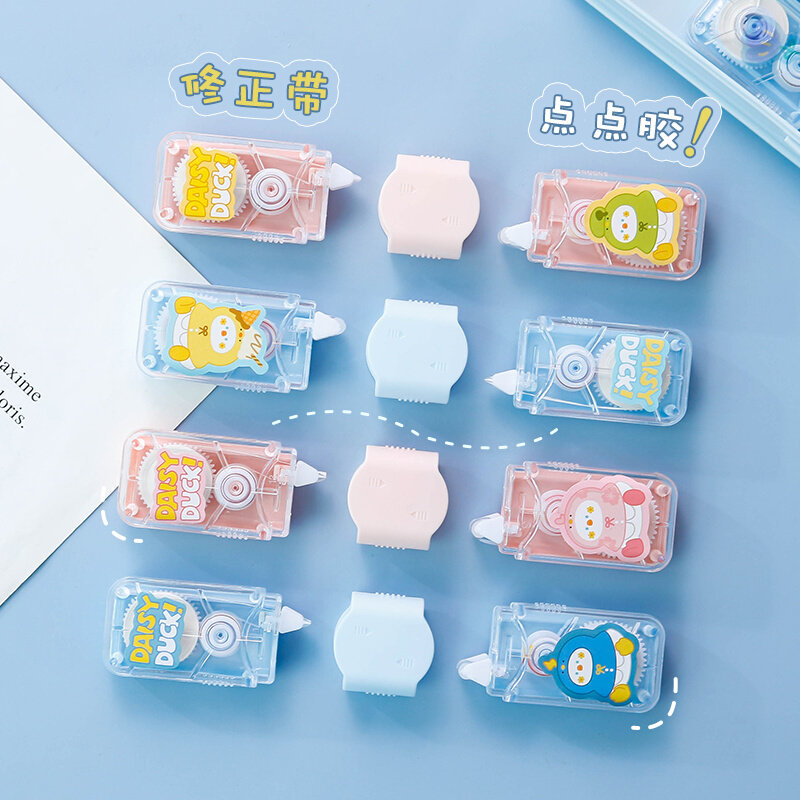 高颜值点点胶 修正带式透明双面胶学生diy手工手账贴纸粘粘两面胶