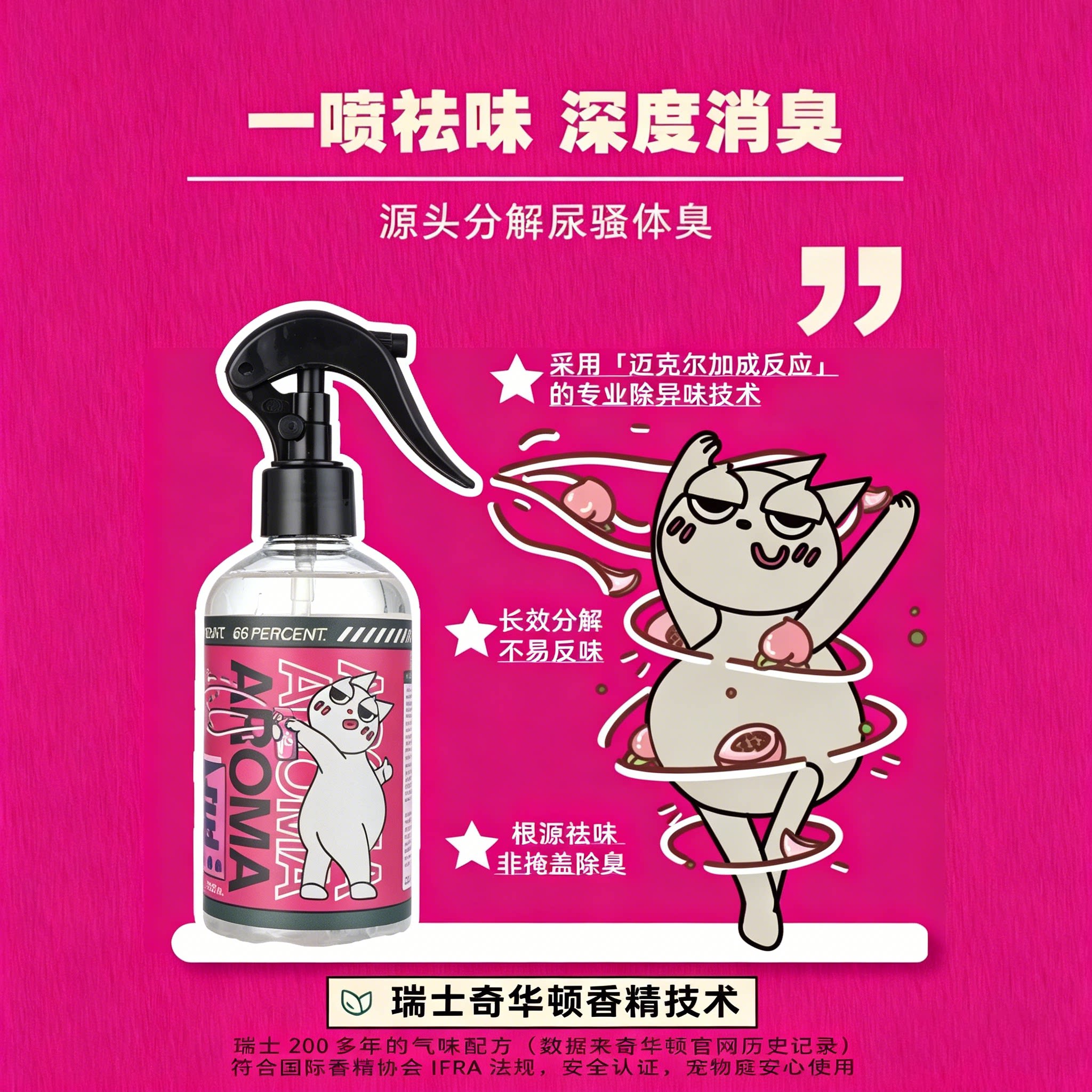 百分之六十六白桃喷雾
