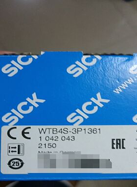 SICK西克光电传感器 WTB4S-3P1361，原