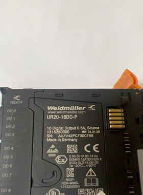 魏德米勒模块 UR20-16D0-P 装机剩余件，安装过，没