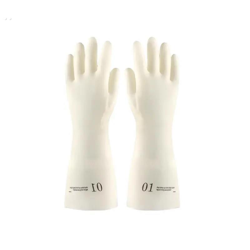 厨房洗碗手套女耐用型丁腈家用加厚清洁洗衣服洗菜橡胶皮防水透气