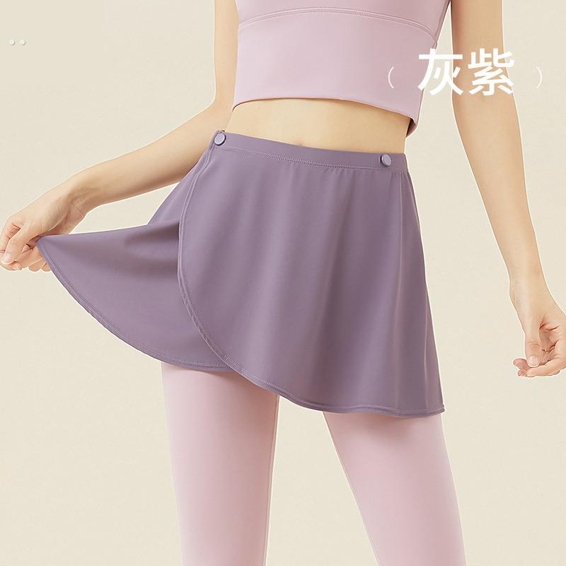 瑜伽遮臀裙罩外搭运动防走光一片式遮臀屁帘舞蹈健身短裙半身围裙
