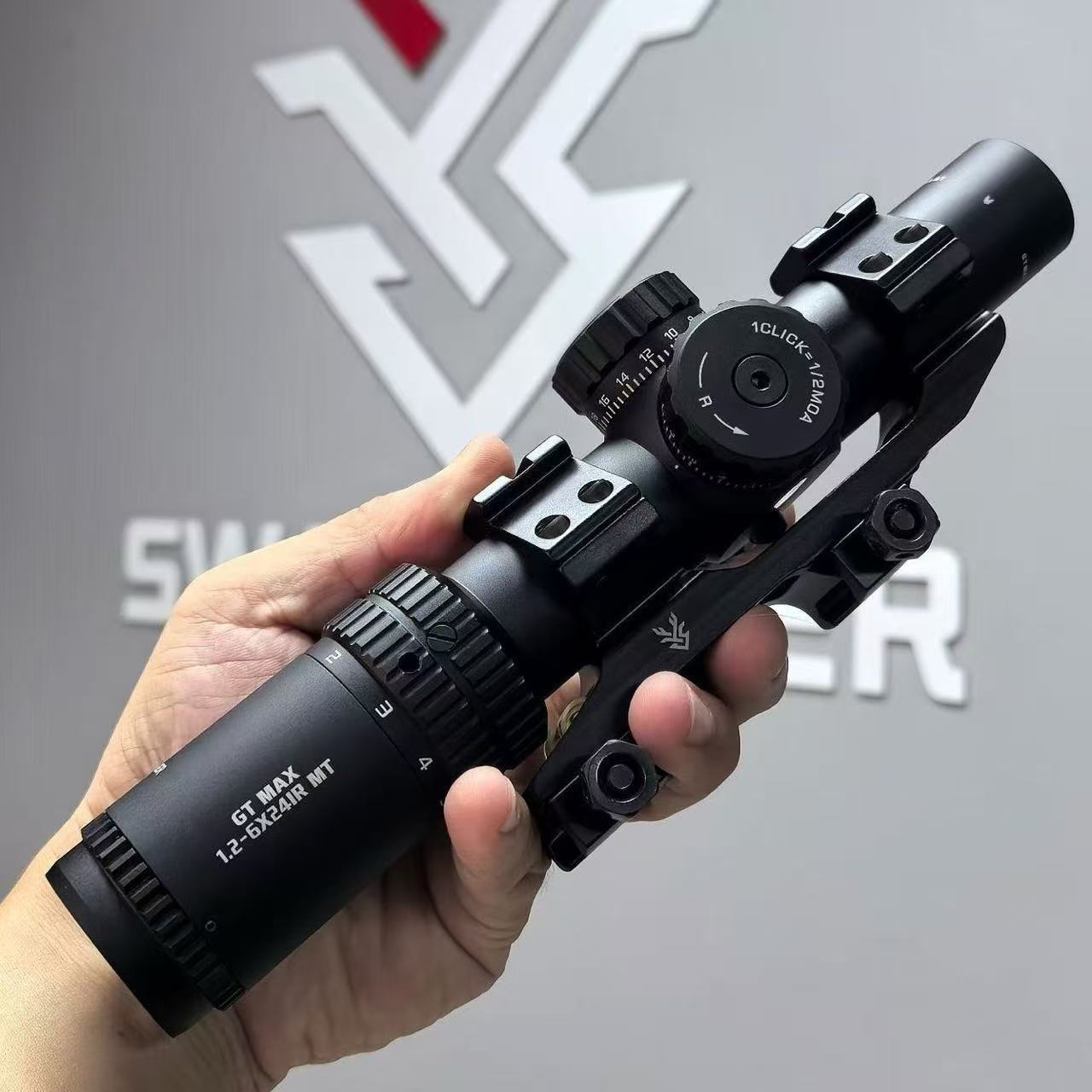 新品沼泽鹿swampdeer速喵TDHD1.2-6倍率可调薄壁高清十字弹弓玩具