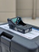 m1红点无边框胶合镜全息高清虹膜调节可归零摆件模型弹弓玩具备件