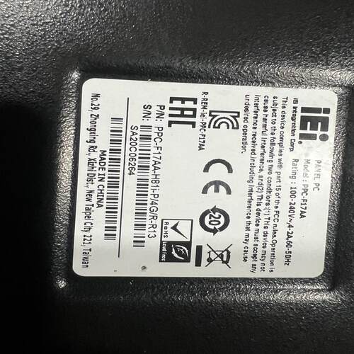 维修检查销售iEi威强PPC-F17AA-h81i 工控询价