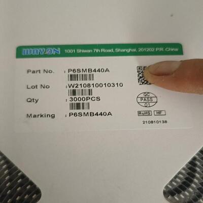 维修检查销售P6SMB440A瞬态电压抑制二极管丝印询价