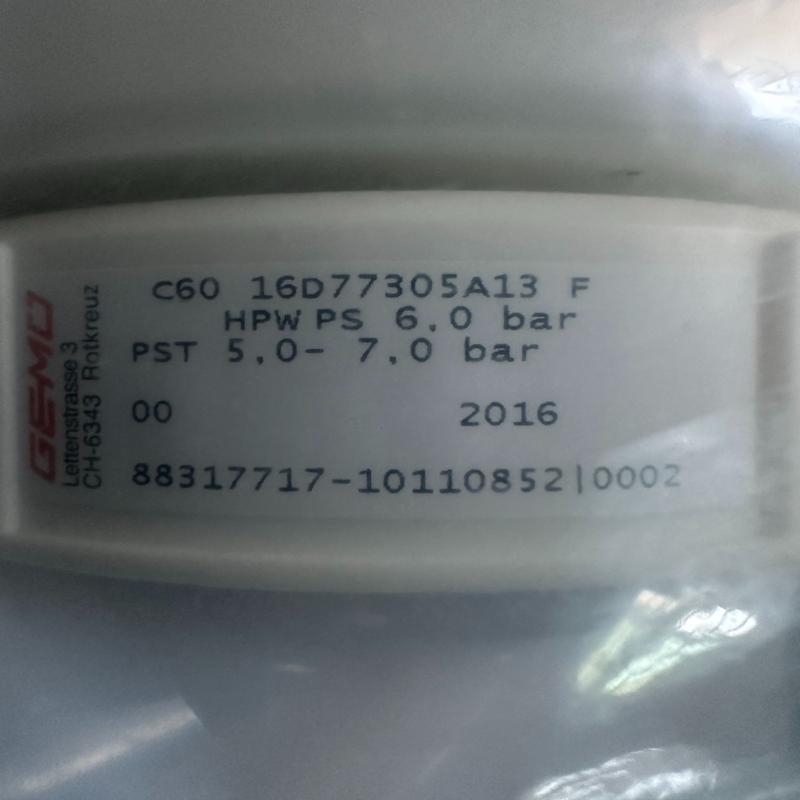 维修检查销售GUME盖米C60 16D PFA气动隔膜阀询价